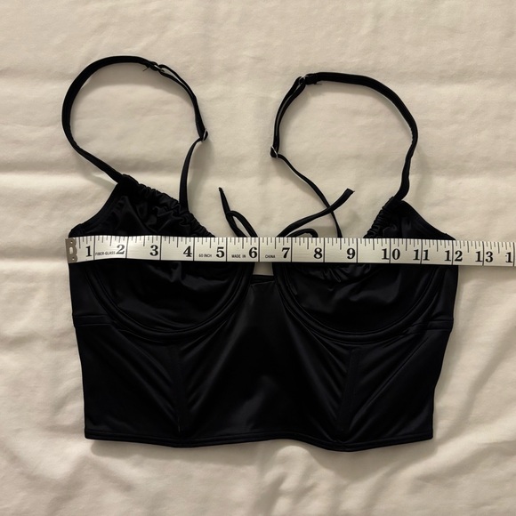 Hollister Black Corset Cropped Top - Picture 4 of 7